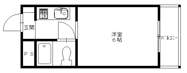 メゾンサンシャインの間取り