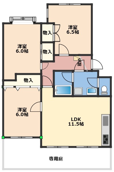 フォーシーズン和歌山Iの間取り