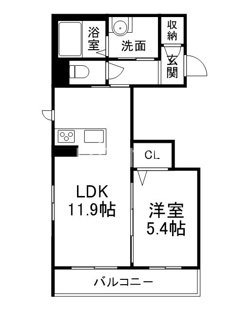 京洛舎　東山三条の間取り