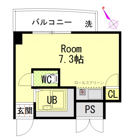 第8田中興産ビルの間取り