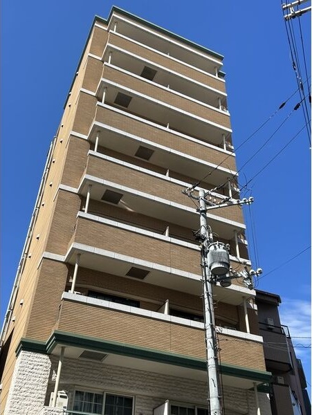 【大阪市阿倍野区阪南町のマンションの建物外観】