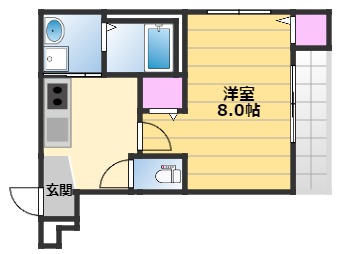 フジパレス堺諏訪森2番館の間取り