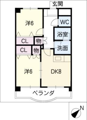 リ　エスポワールの間取り