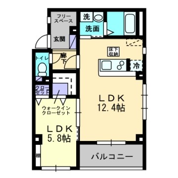 フォブール平和通の間取り