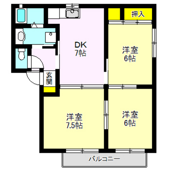 トワベールの間取り