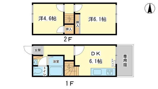 【ハイツコスモスの間取り】