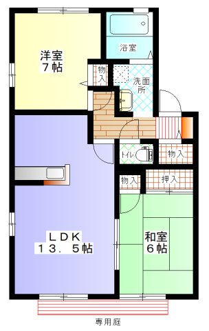 セジュールエルの間取り