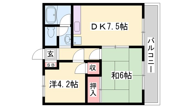 塚本ハイツの間取り