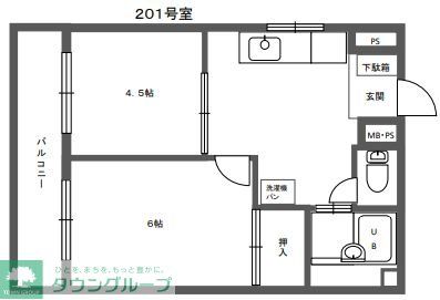 パークハイツ入江の間取り