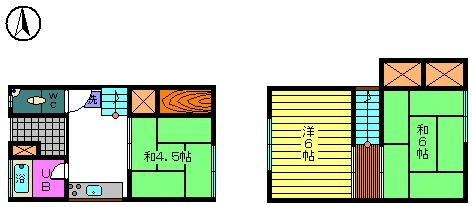 【森荘の間取り】