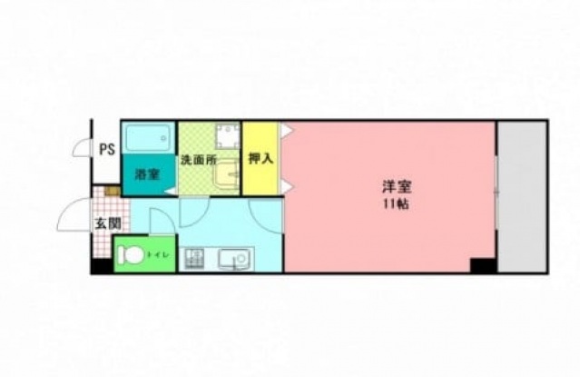 廿日市市上平良のマンションの間取り