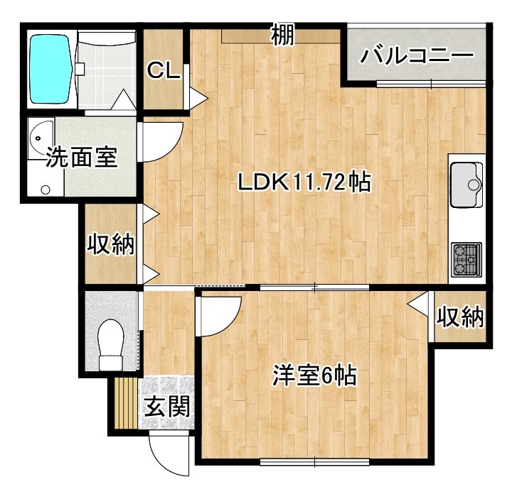 浜三条椿邸の間取り