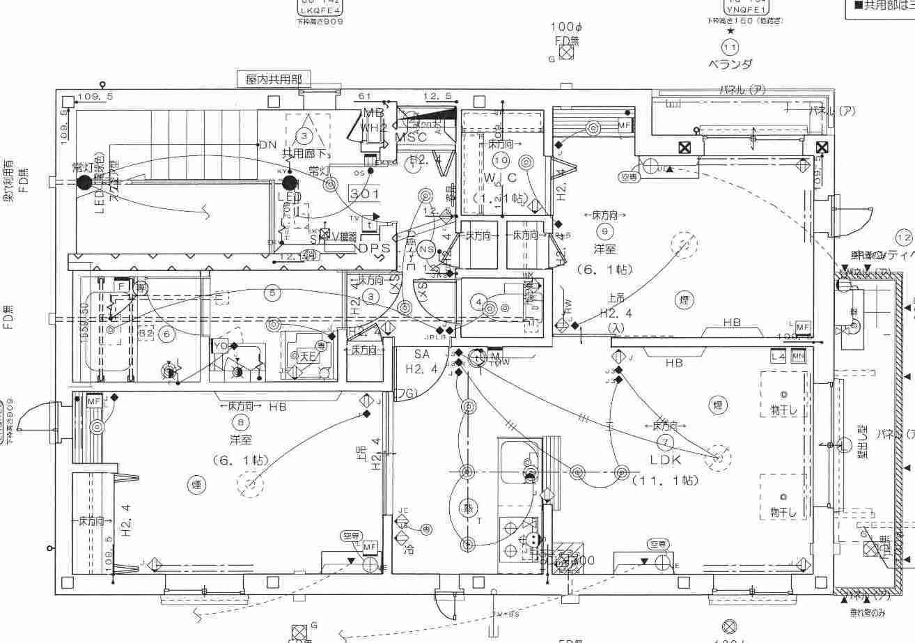 （仮称）渋谷区代々木４丁目計画の間取り