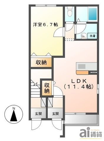 フォンテーヌの間取り