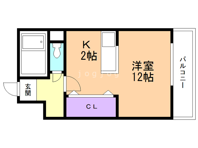 ＡＭＳアトランテ１２の間取り