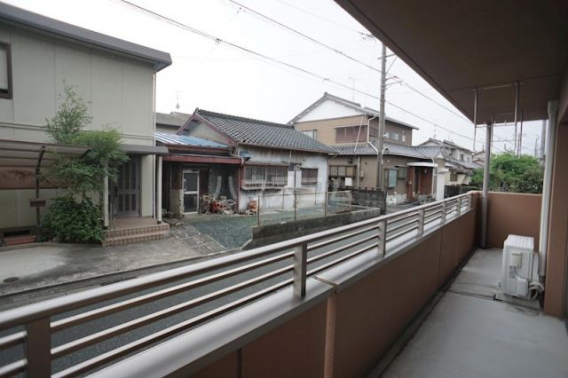 【浜松市中央区舞阪町浜田のマンションのバルコニー】