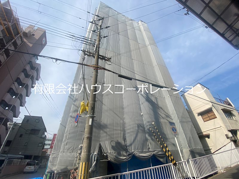 【尼崎市武庫川町のマンションの建物外観】