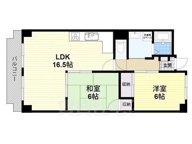 橿原市木原町のマンションの間取り