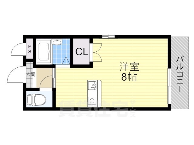 マンション白崎の間取り