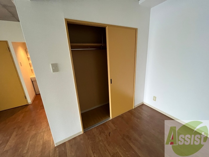 収納　クローゼット。荷物がたくさんあっても問題ないですね。