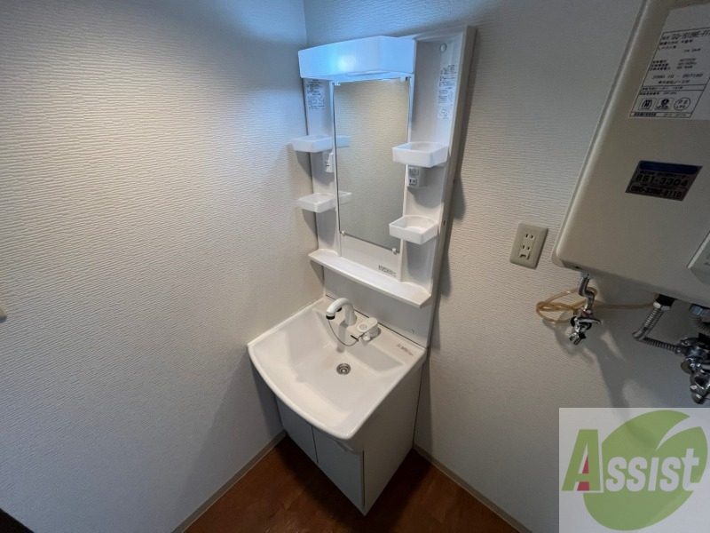 洗面設備　洗面台は独立していて使いやすそうですね！