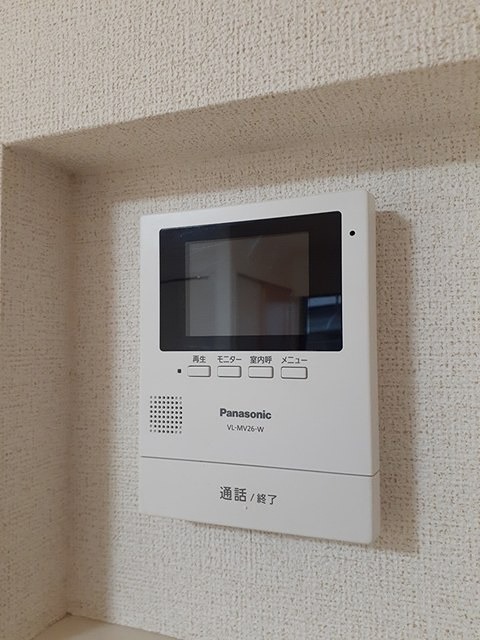 セキュリティ　来訪者の姿を確認できます。