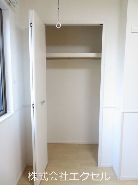 収納　クローゼット完備。