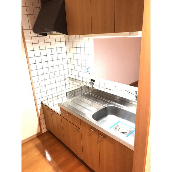 キッチン　※同タイプ別部屋の写真です。現況優先。