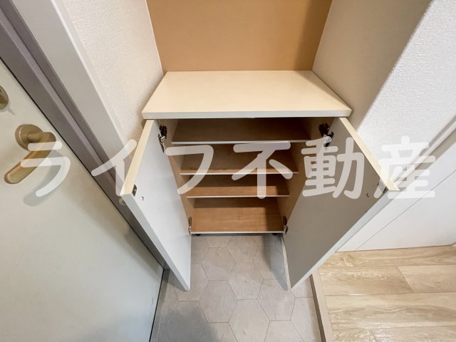 収納　たっぷりとした収納スペースです
