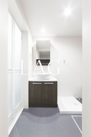 洗面設備　洗面台です。