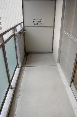 バルコニー　陽当たり良好のバルコニー。別室写真。現状優先。