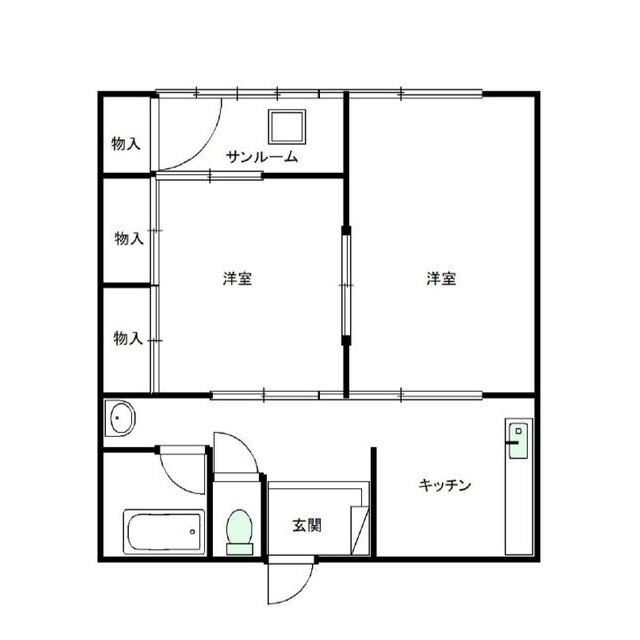第二グリーンハイツの間取り写真