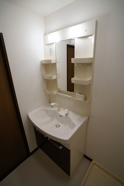 洗面設備　同じ建物の別なお部屋