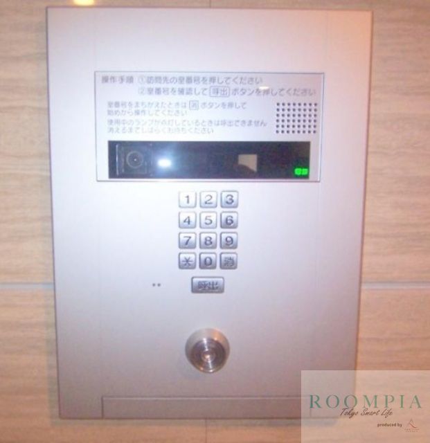 セキュリティ　プレミアムキューブ都立大学エムオーのオートロック　イメージ