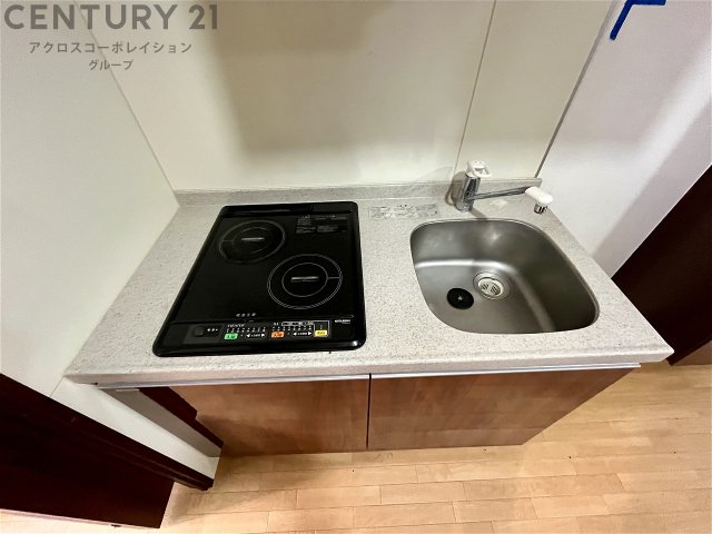 キッチン　２口IHコンロ付きのキッチンです♪