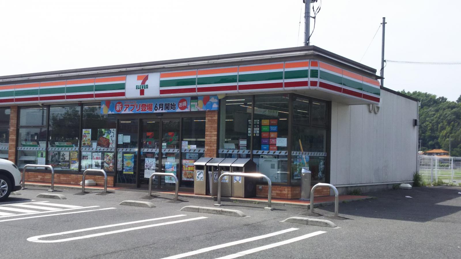 コンビニ　セブンイレブン倉敷二子店（コンビニ）まで376m