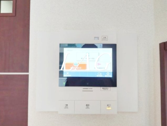 セキュリティ　モニター付きインターホンです。