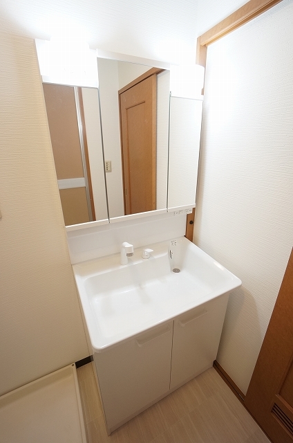 洗面設備　※別号室の写真です。