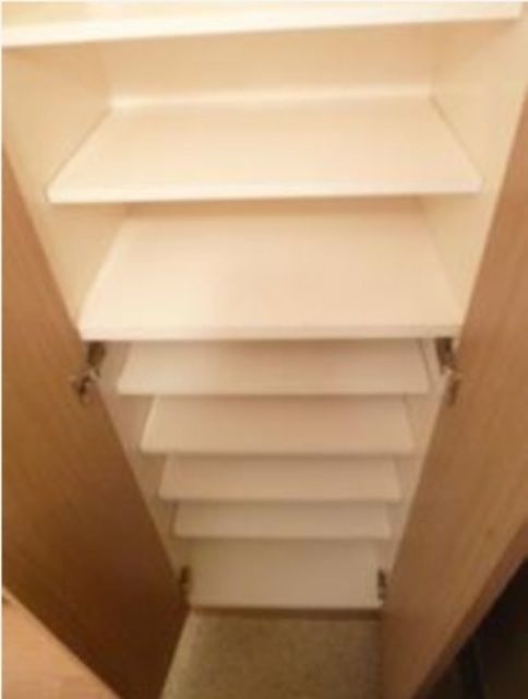 収納　同タイプの別部屋の写真です