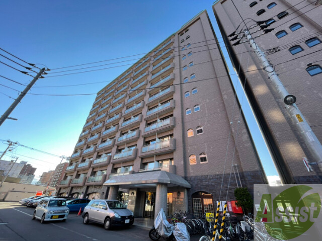 建物外観　札幌市中央区南８条西「アン・セリジェ弐番館」
