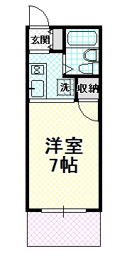 プチパレス熊取の間取り写真