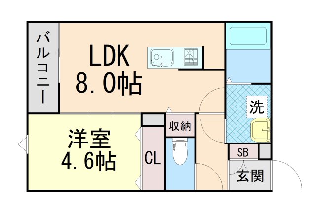 Riemon蛍池の間取り写真