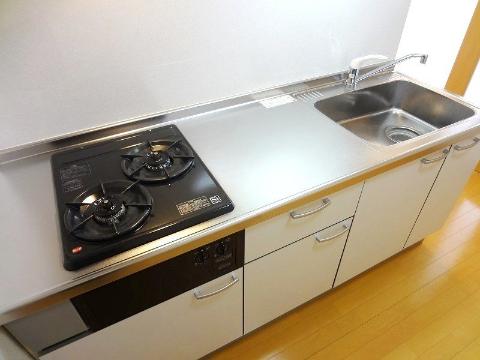 阪急箕面線 桜井駅 徒歩15分 2階建 築17年のキッチン写真