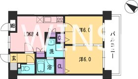 地下鉄空港線 東比恵駅 徒歩14分 10階建 築18年の間取り写真