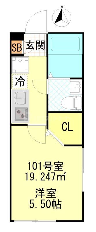 CFジオーレ町屋の間取り写真