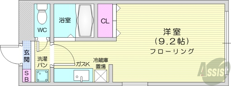 シティノースワンの間取り写真