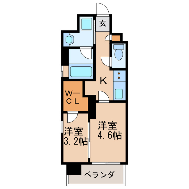 シーズンフラッツ矢場の間取り写真