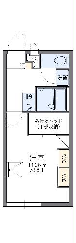 レオパレスＴＡＫＡＨＡＧＩの間取り