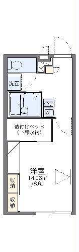 レオパレス赤穂２の間取り