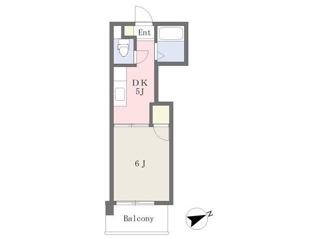 【松山市北条辻のマンションの間取り】